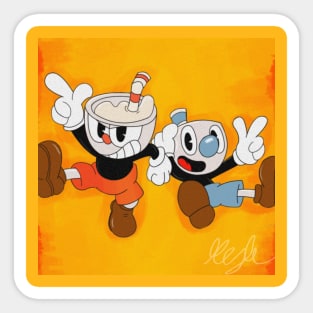 Cuphead Sticker